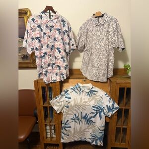 Three Fundamental Coast XXL Men’s Shirts, Perfect
